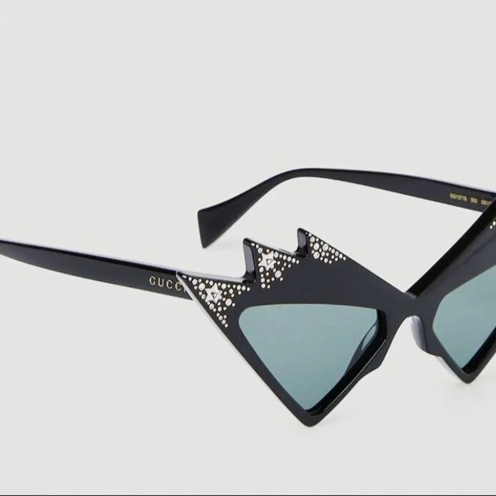 Gucci Cat Eye Rhinestone Sunglasses